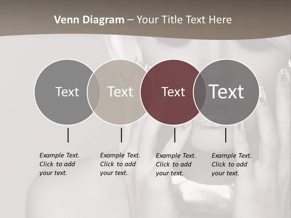 Sexy Jewelry Hair PowerPoint Template