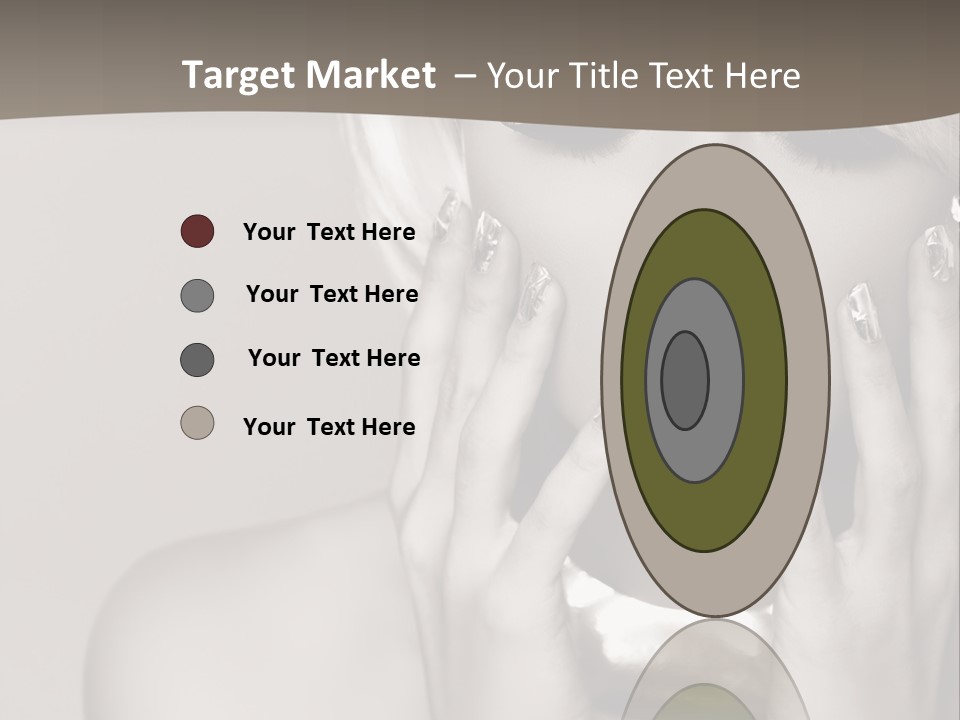 Sexy Jewelry Hair PowerPoint Template