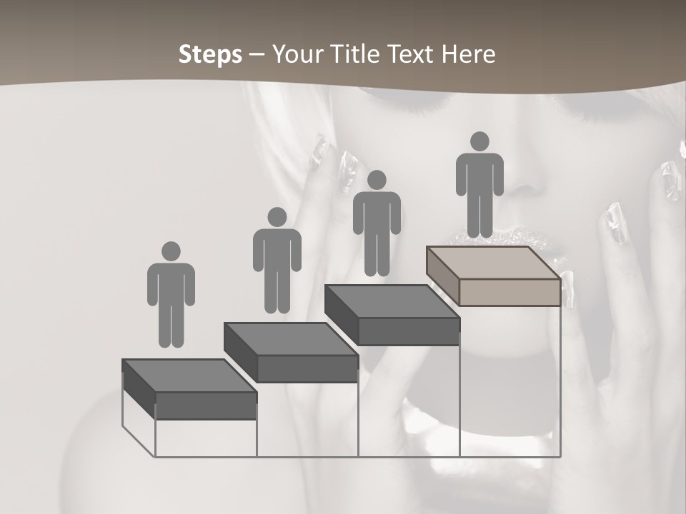 Sexy Jewelry Hair PowerPoint Template