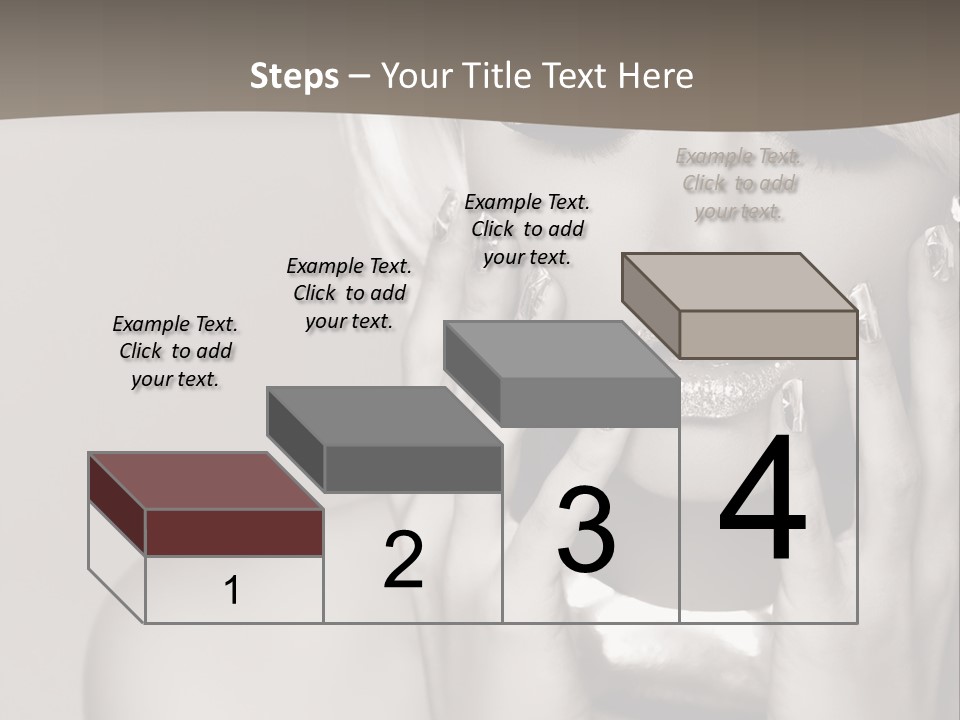 Sexy Jewelry Hair PowerPoint Template