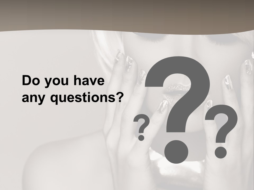 Sexy Jewelry Hair PowerPoint Template