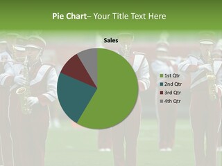 Cheerleader Marching Band PowerPoint Template