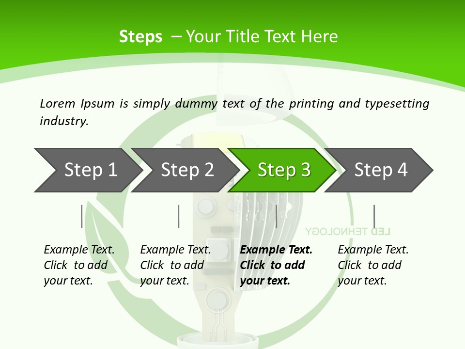 Rays Flag Idf PowerPoint Template