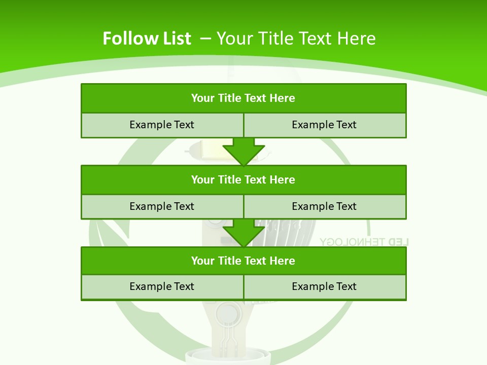 Rays Flag Idf PowerPoint Template