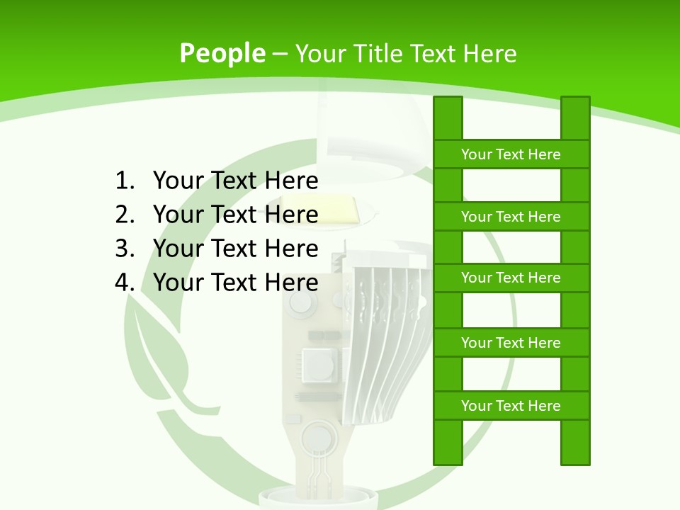 Rays Flag Idf PowerPoint Template