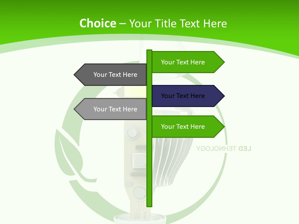 Rays Flag Idf PowerPoint Template