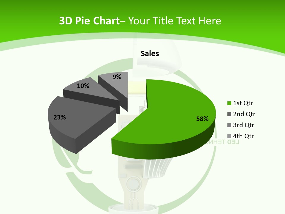 Rays Flag Idf PowerPoint Template