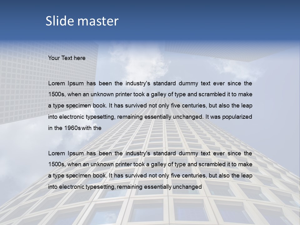 Aviv Downtown Telaviv PowerPoint Template