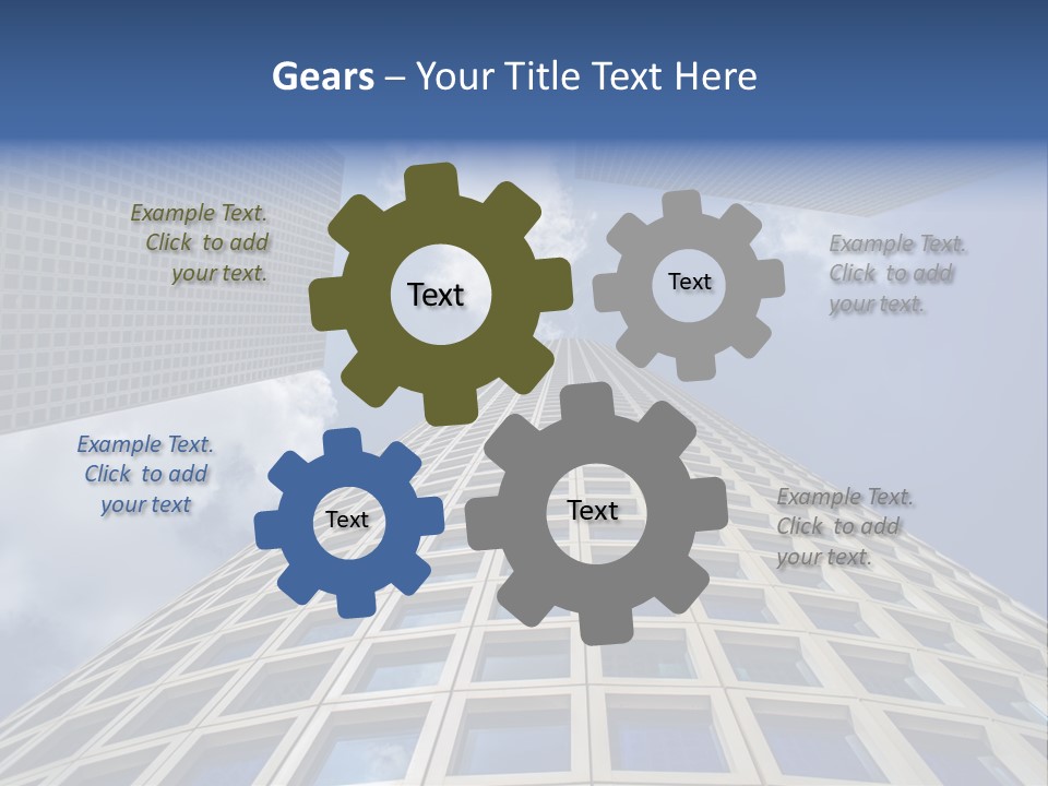 Aviv Downtown Telaviv PowerPoint Template