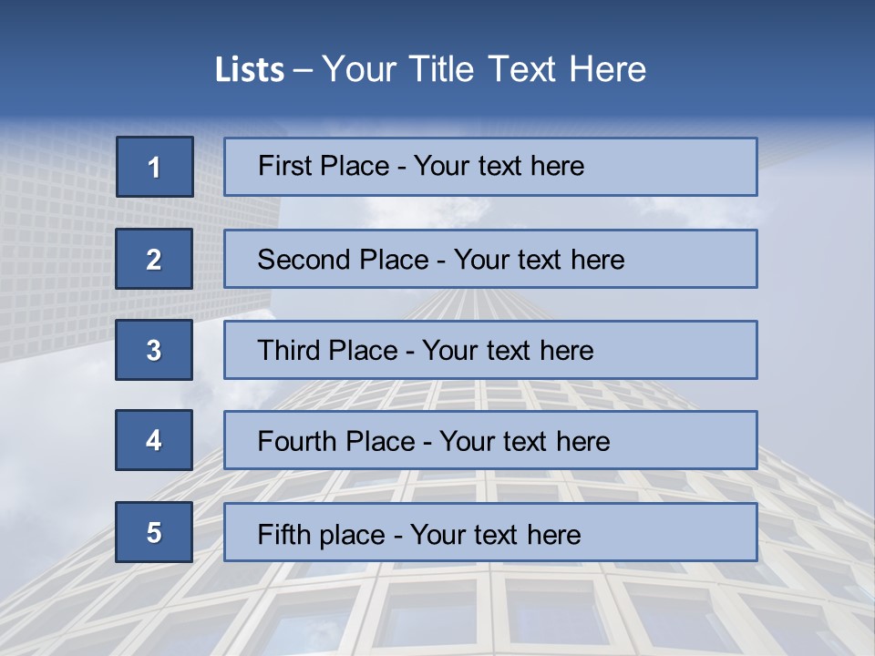 Aviv Downtown Telaviv PowerPoint Template