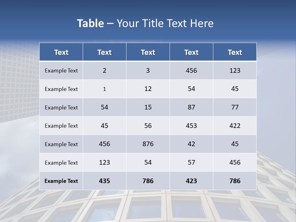 Aviv Downtown Telaviv PowerPoint Template