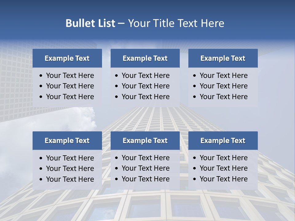 Aviv Downtown Telaviv PowerPoint Template