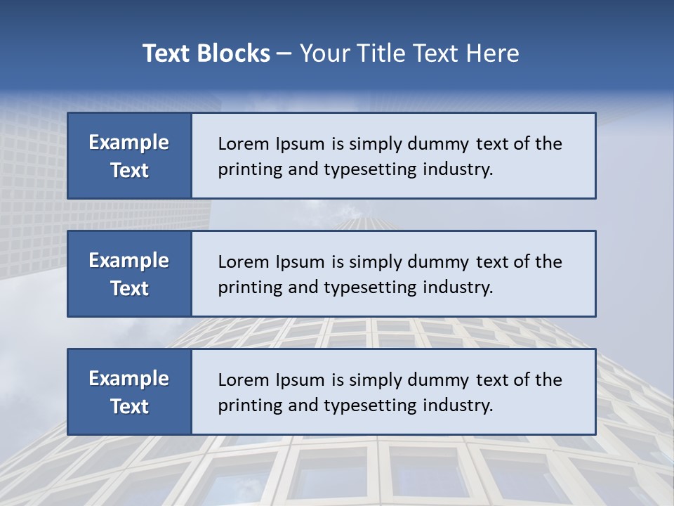 Aviv Downtown Telaviv PowerPoint Template