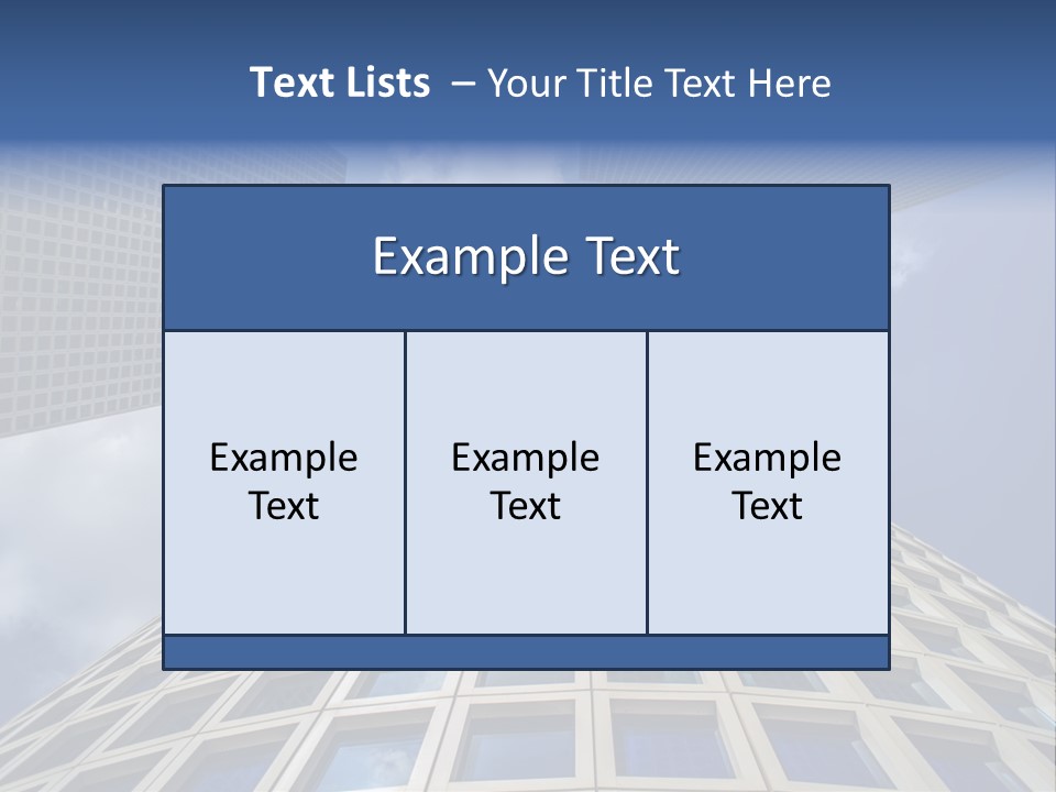 Aviv Downtown Telaviv PowerPoint Template