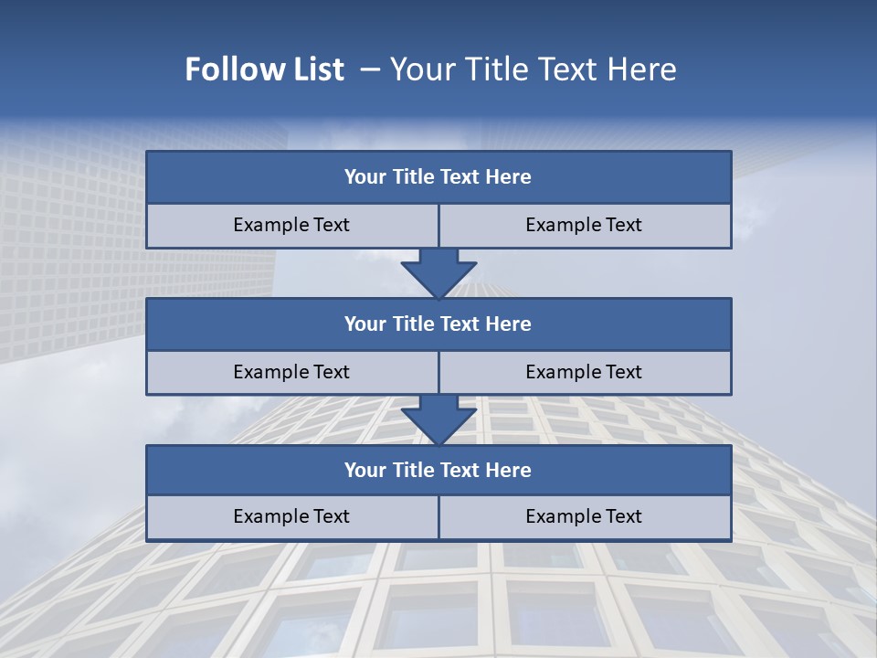 Aviv Downtown Telaviv PowerPoint Template