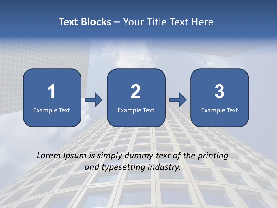 Aviv Downtown Telaviv PowerPoint Template