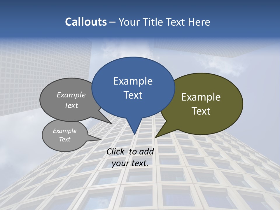 Aviv Downtown Telaviv PowerPoint Template