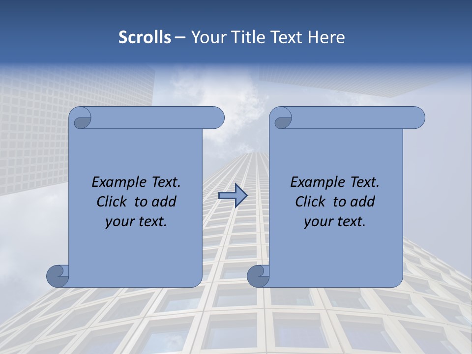 Aviv Downtown Telaviv PowerPoint Template