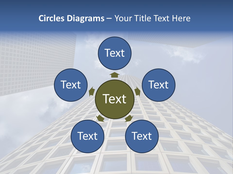 Aviv Downtown Telaviv PowerPoint Template