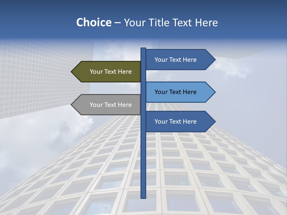 Aviv Downtown Telaviv PowerPoint Template