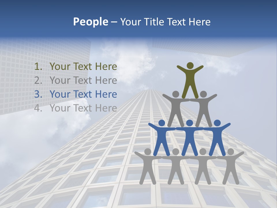 Aviv Downtown Telaviv PowerPoint Template