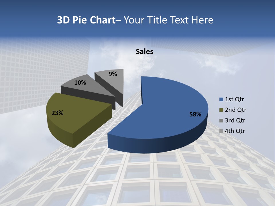 Aviv Downtown Telaviv PowerPoint Template