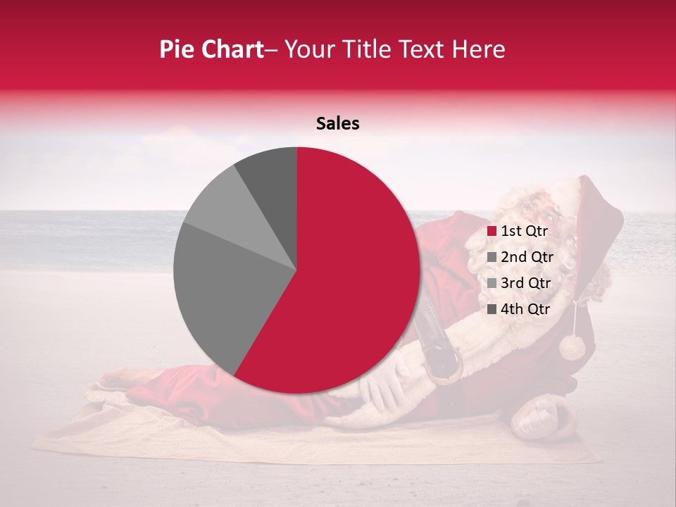Santa Sky Man PowerPoint Template
