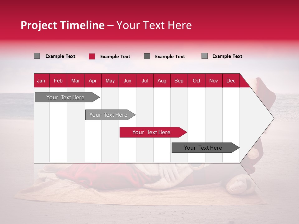 Santa Sky Man PowerPoint Template