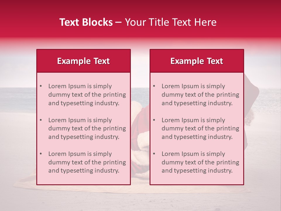 Santa Sky Man PowerPoint Template