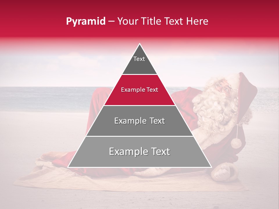 Santa Sky Man PowerPoint Template