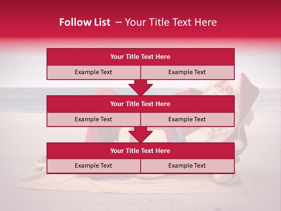 Santa Sky Man PowerPoint Template