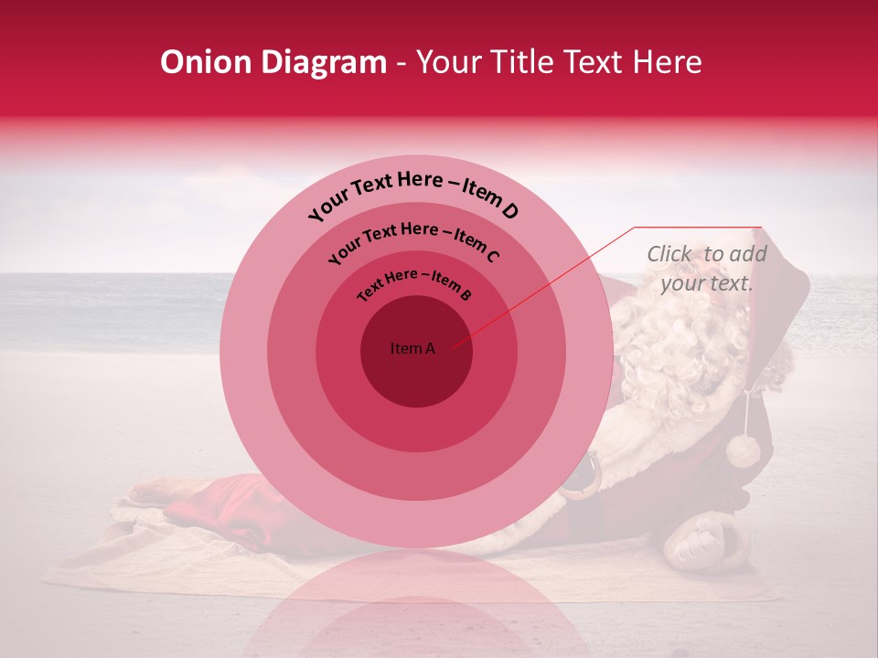 Santa Sky Man PowerPoint Template