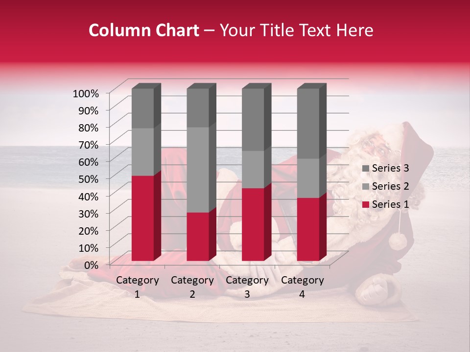 Santa Sky Man PowerPoint Template