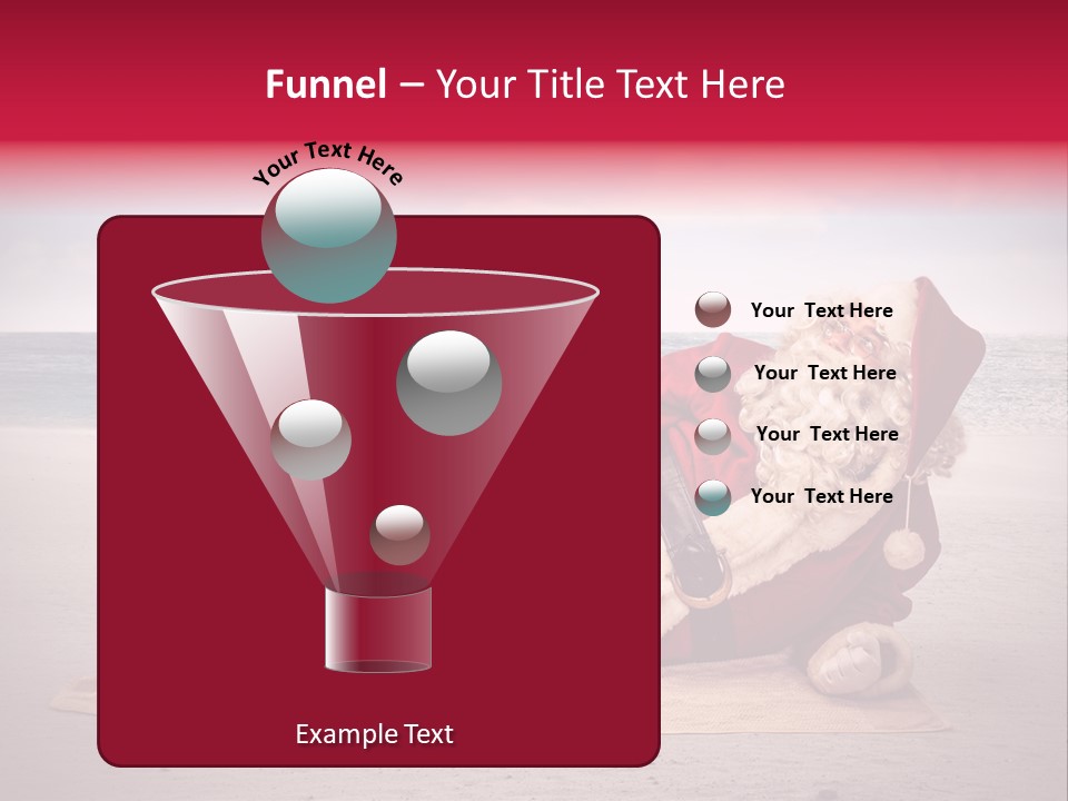 Santa Sky Man PowerPoint Template