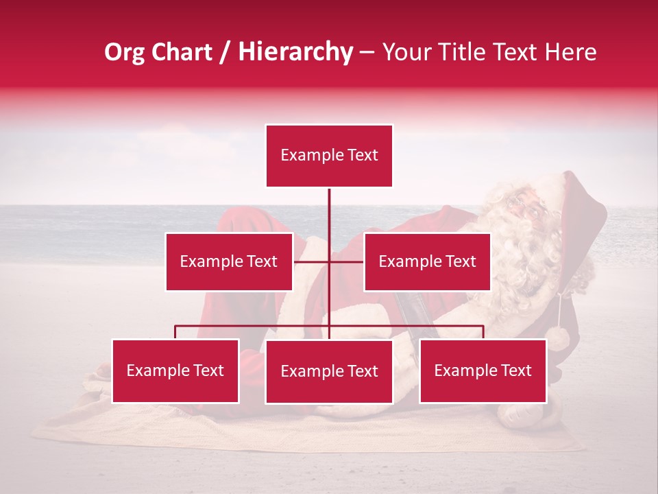 Santa Sky Man PowerPoint Template