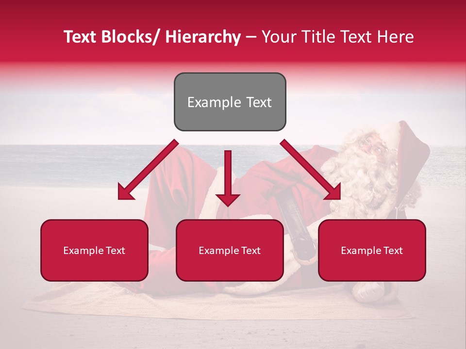 Santa Sky Man PowerPoint Template