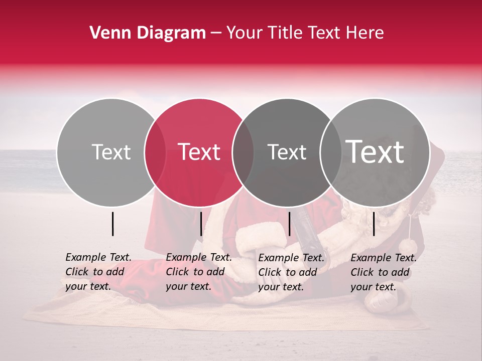 Santa Sky Man PowerPoint Template