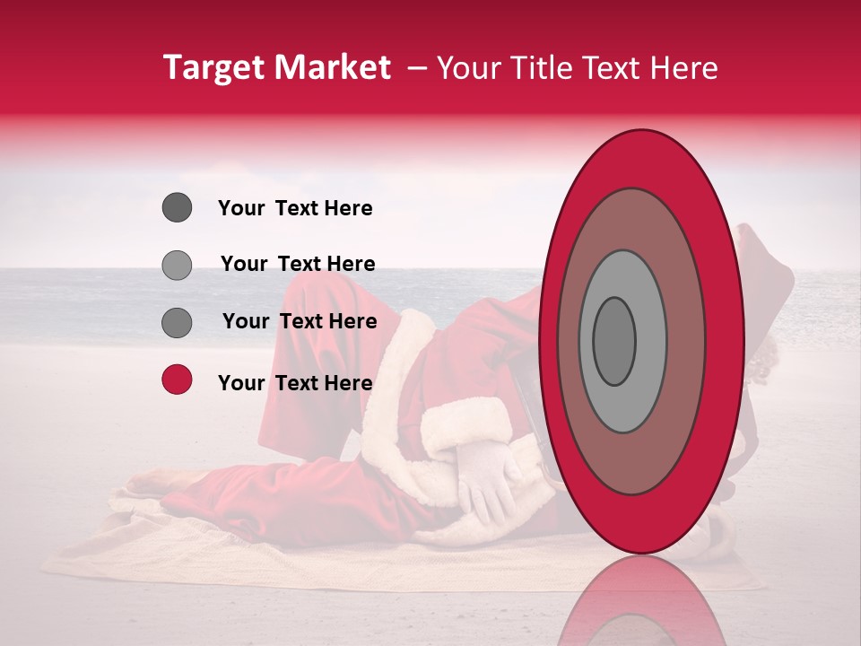 Santa Sky Man PowerPoint Template