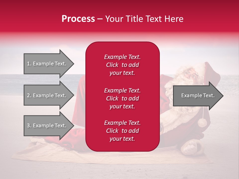 Santa Sky Man PowerPoint Template