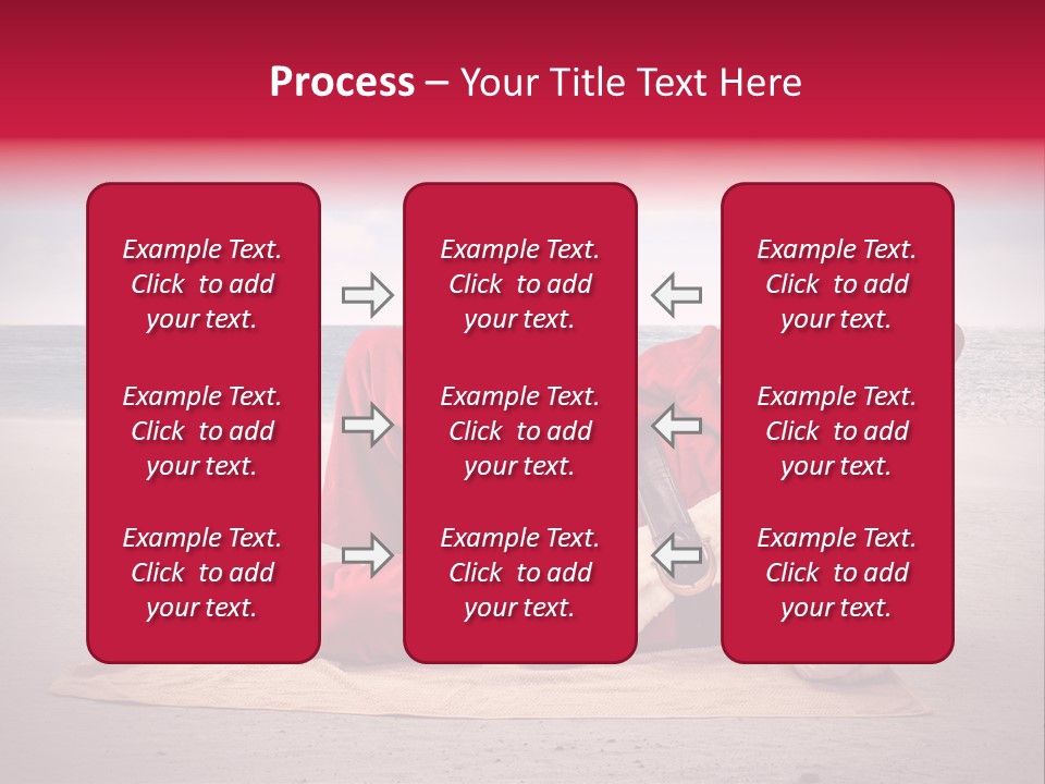 Santa Sky Man PowerPoint Template