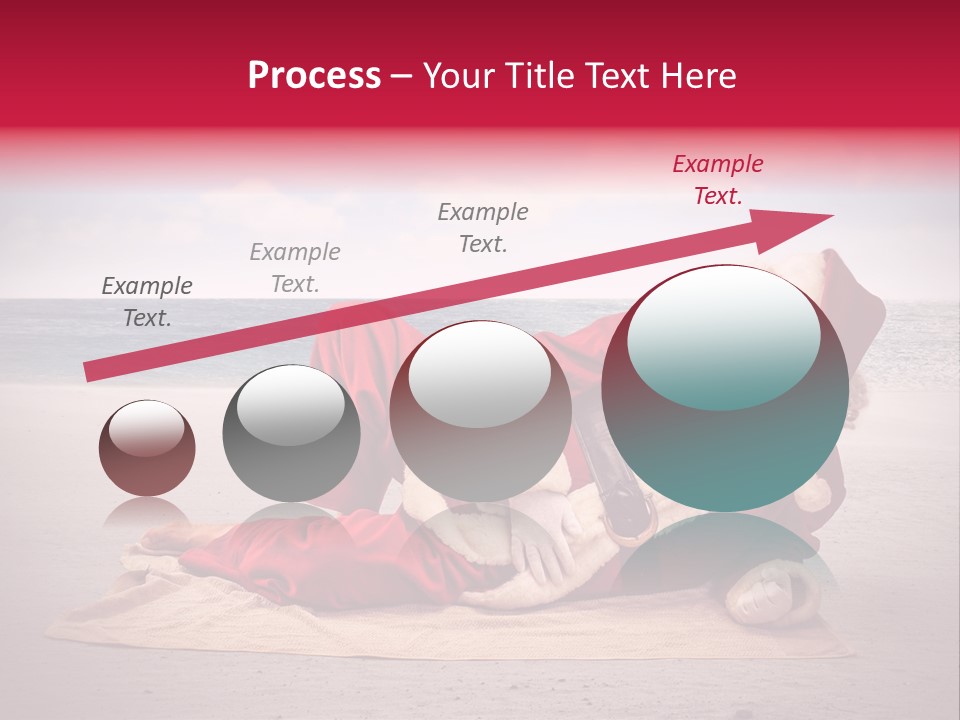 Santa Sky Man PowerPoint Template