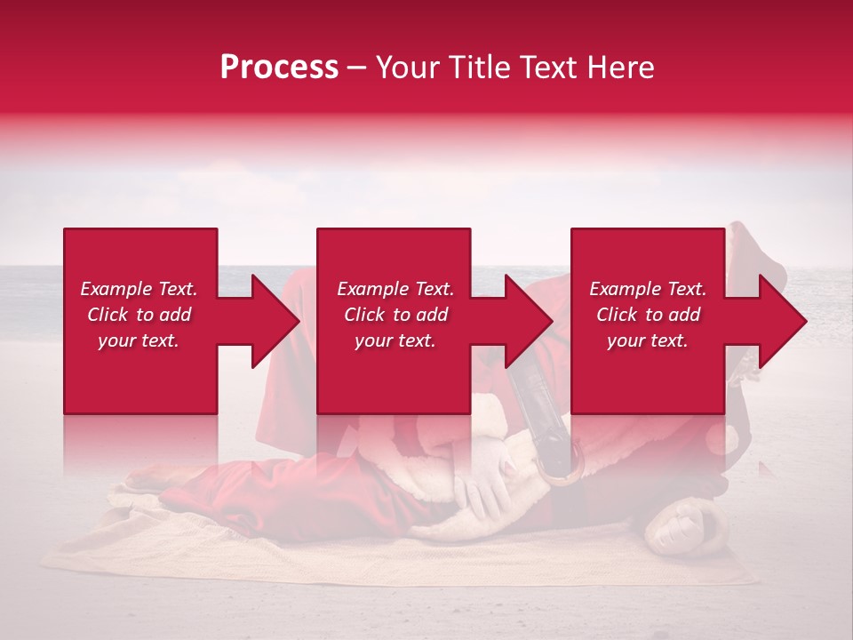 Santa Sky Man PowerPoint Template