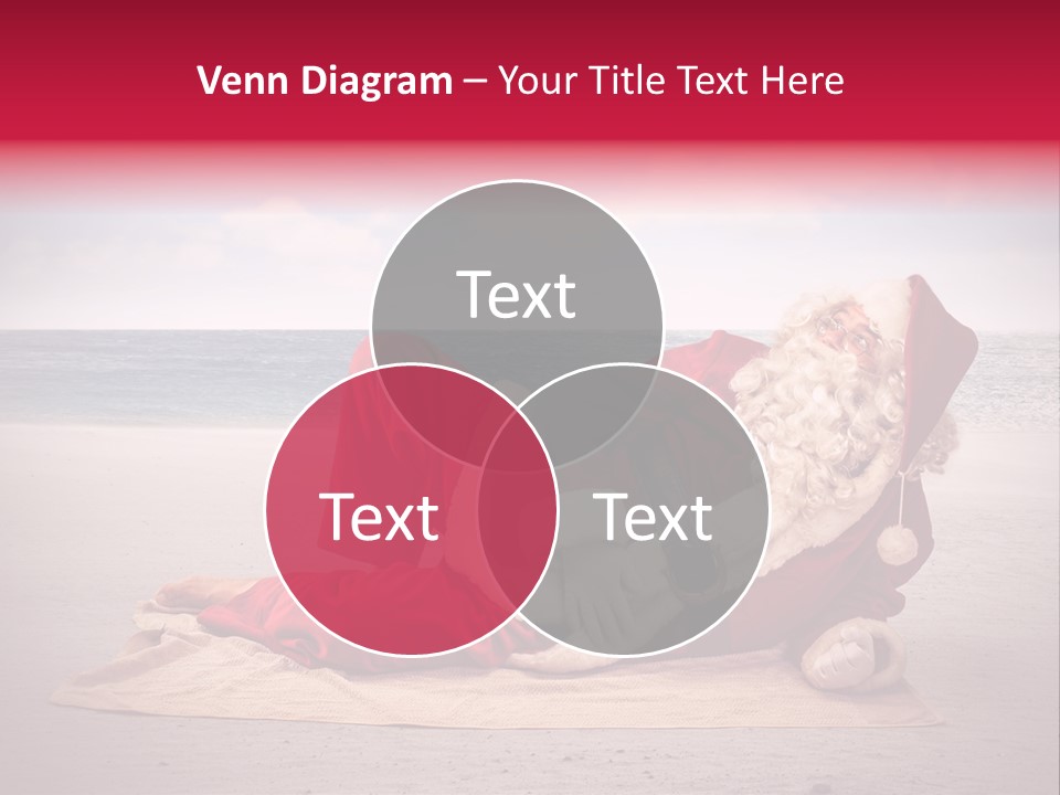 Santa Sky Man PowerPoint Template