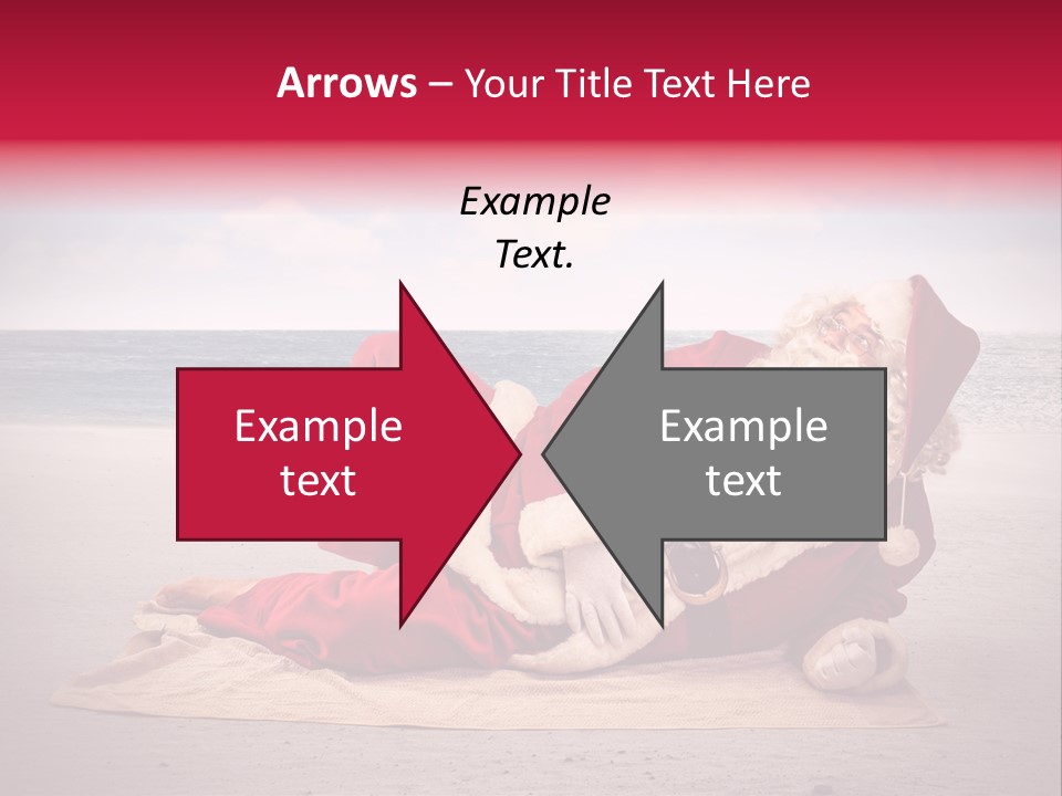 Santa Sky Man PowerPoint Template