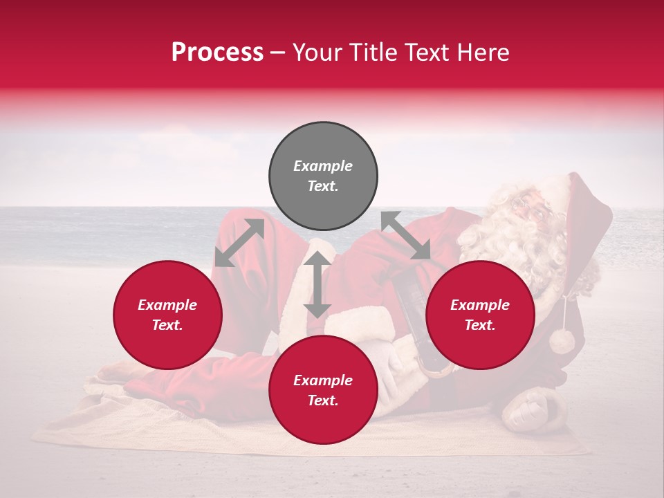 Santa Sky Man PowerPoint Template