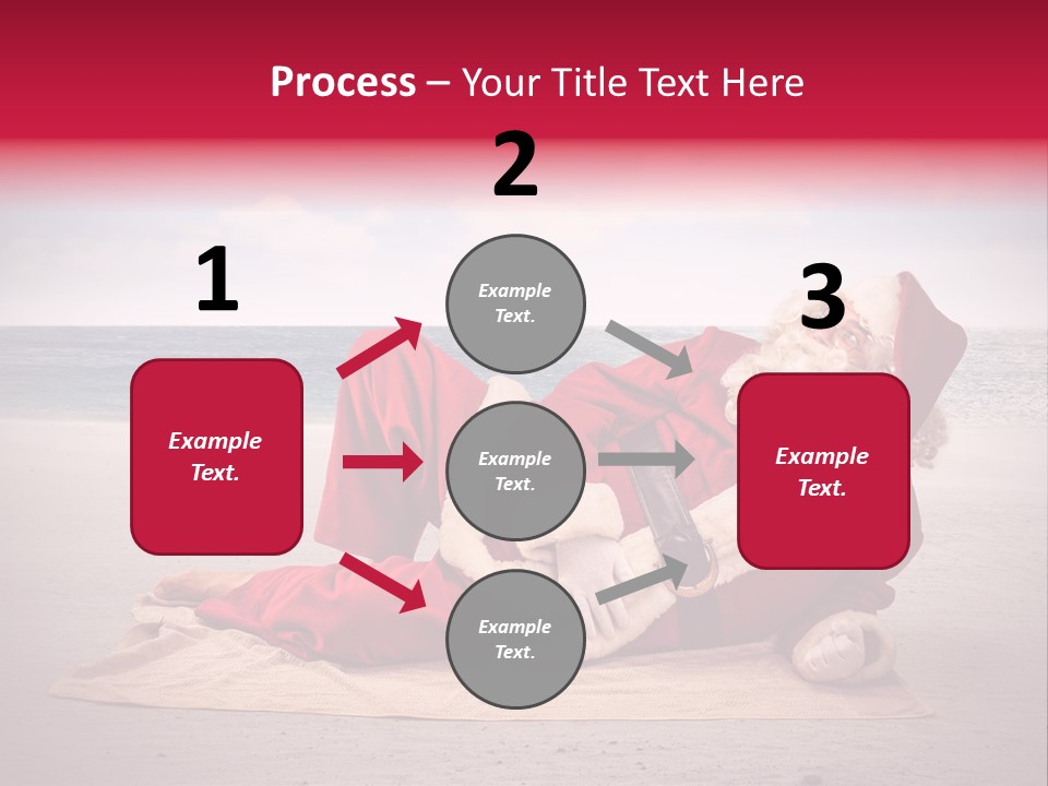 Santa Sky Man PowerPoint Template