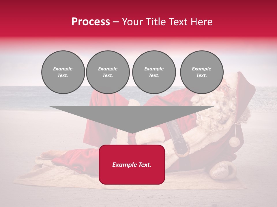 Santa Sky Man PowerPoint Template