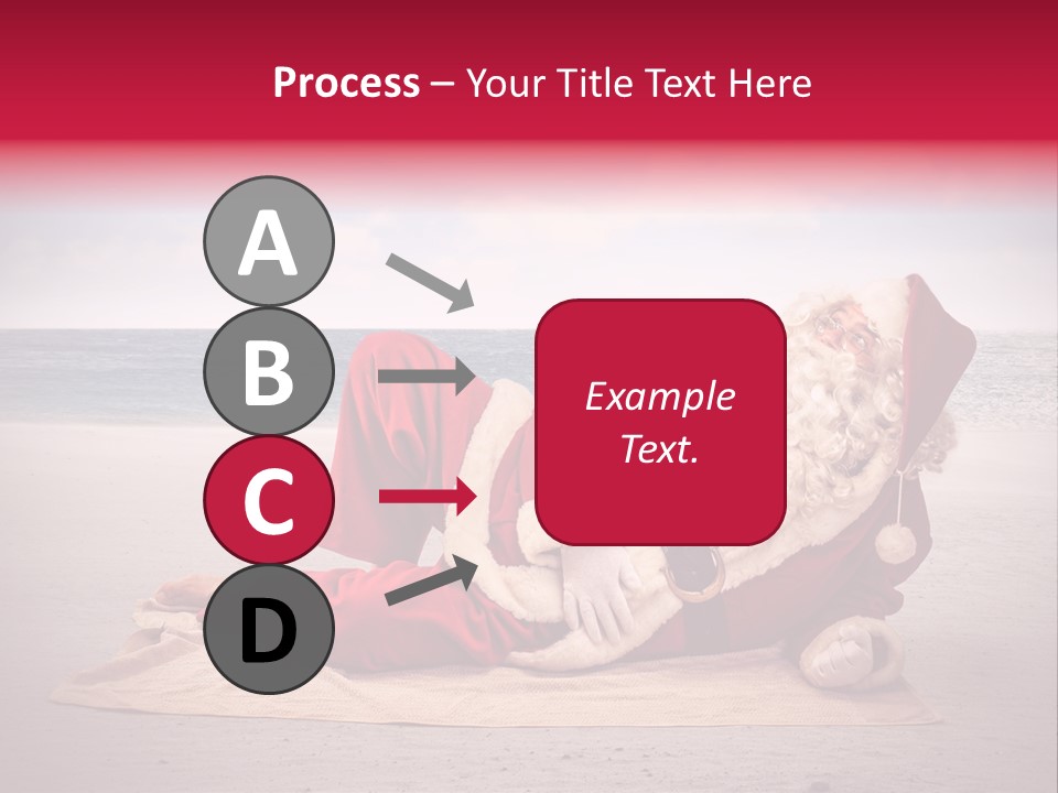 Santa Sky Man PowerPoint Template