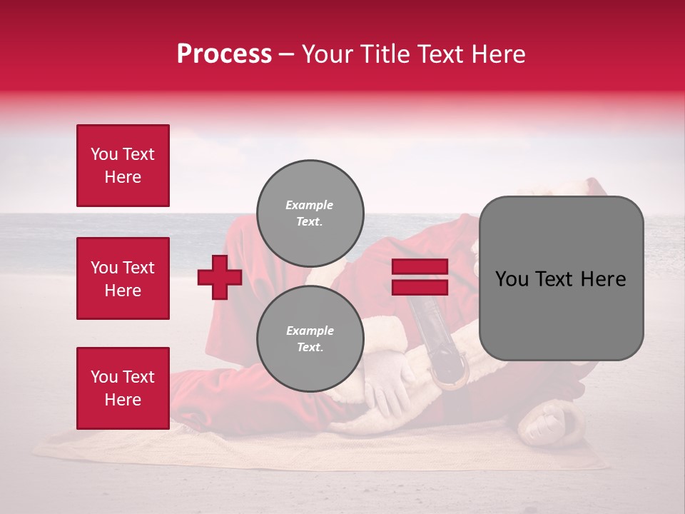 Santa Sky Man PowerPoint Template