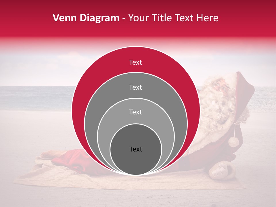 Santa Sky Man PowerPoint Template
